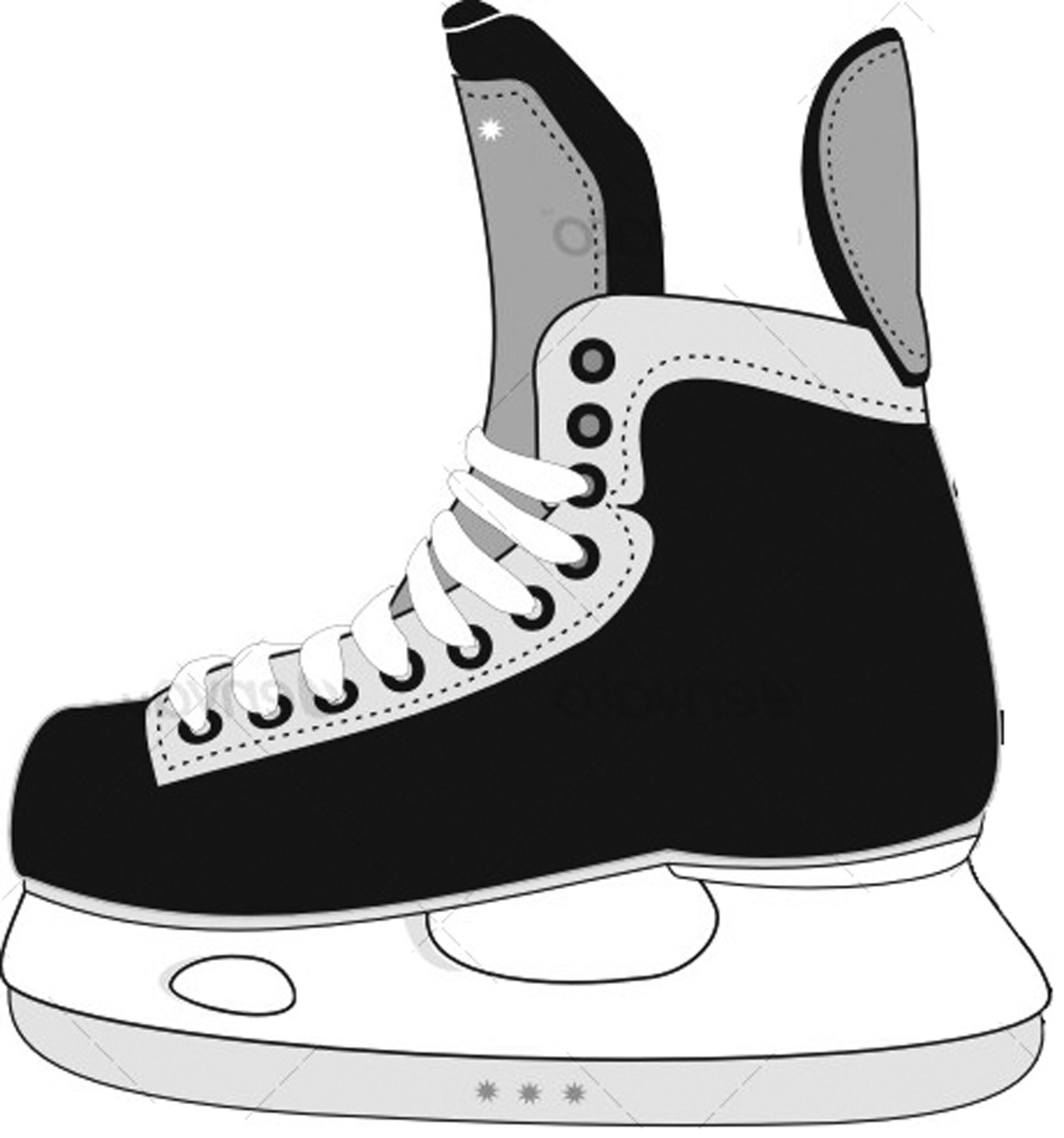 Printable Ice Skate Template