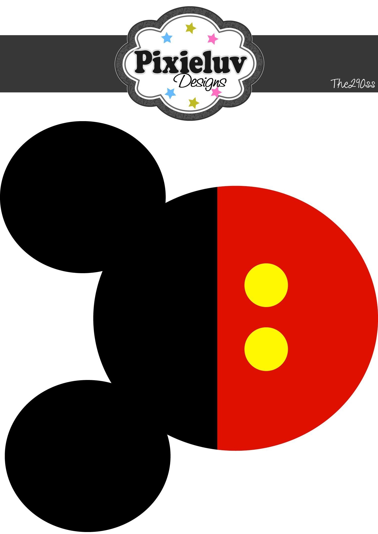 Mickey Mouse Template Printable
