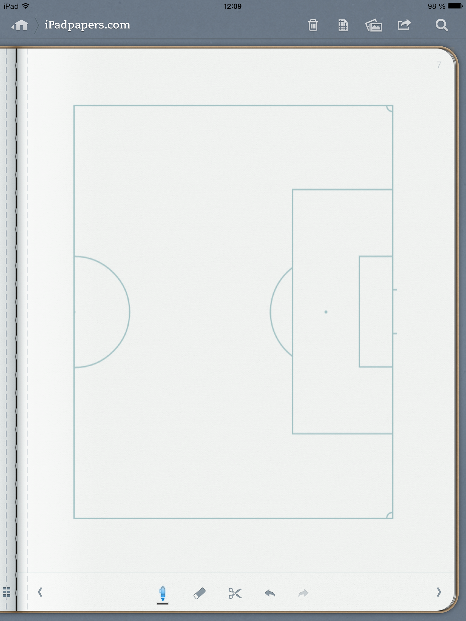Printable Soccer Field Template