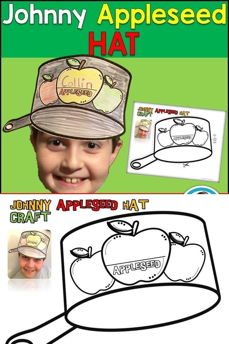 Johnny Appleseed Activities Hat Printable Johnny Appleseed Activities Apple Activities Fun Classroom Activities