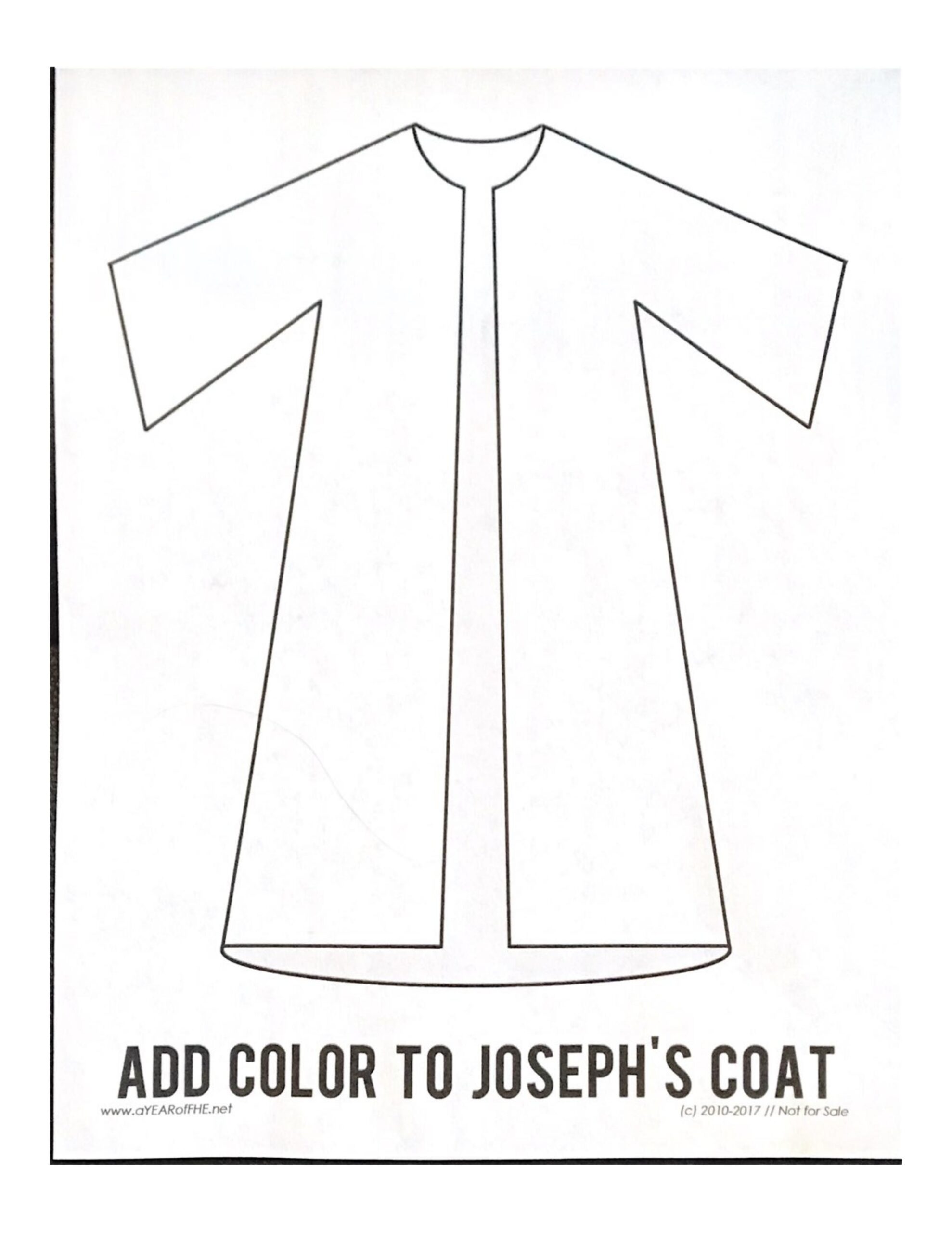 Joseph s Coat Of Many Colors Worksheet Joseph s Coat Of Many Colors Bible Crafts Sunday School Coat Of Many Colors