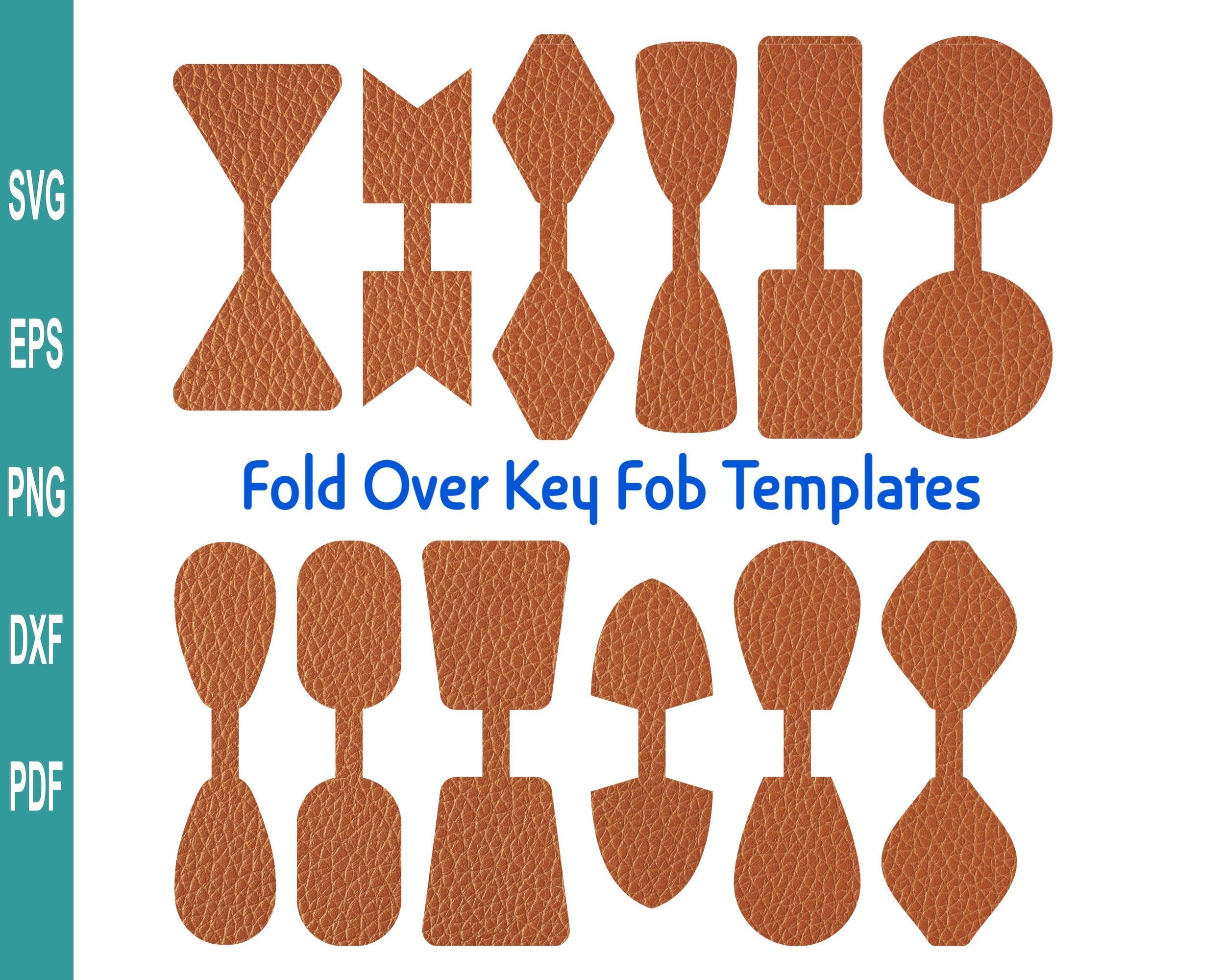 Key Fob Svg keychain Bag Tag Fob Template faux Leather Key Fob key Ring Cricut SVG Cut File purse Fob Key Chain Template Etsy New Zealand Leather Keychain Diy Leather Keychain Diy Leather Projects