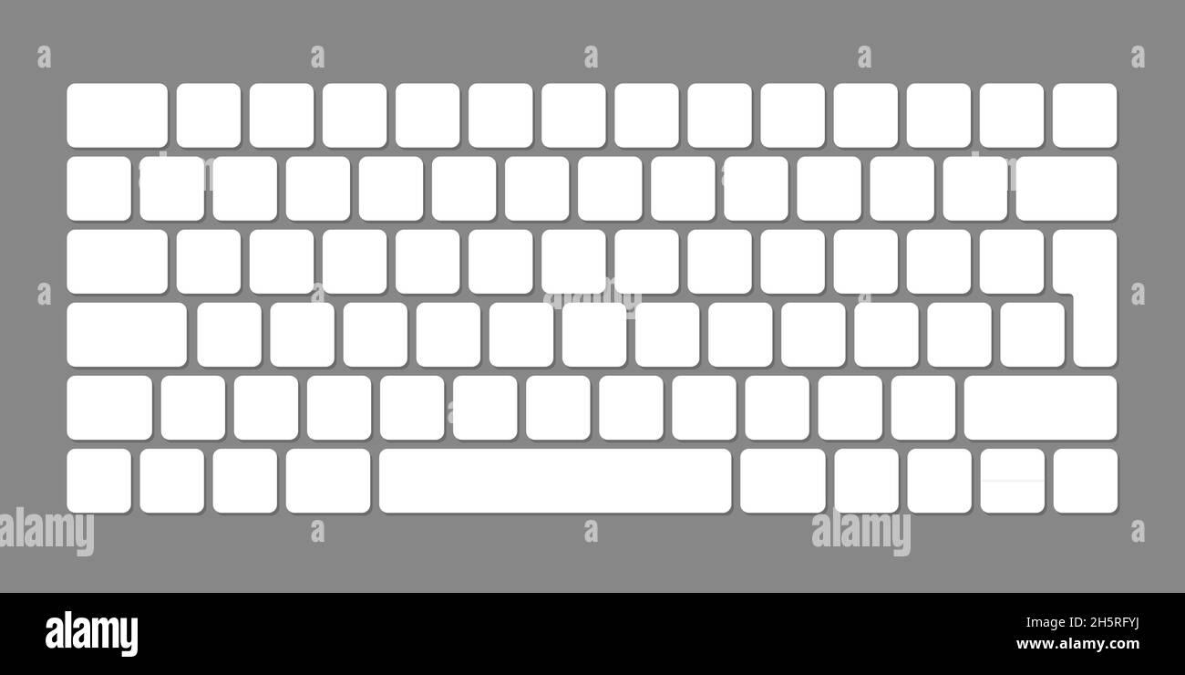 Keyboard Layout Black And White Stock Photos Images Alamy