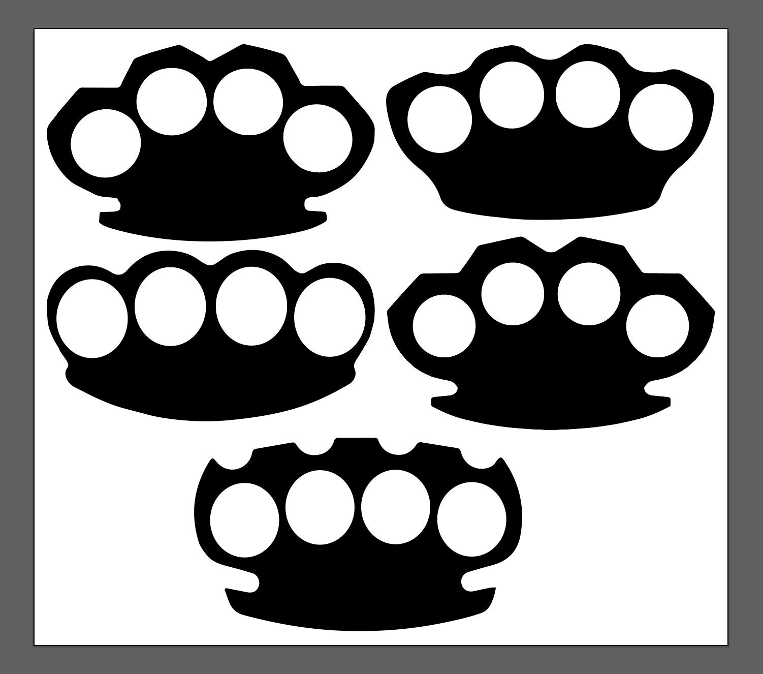 Knuckles Template Etsy