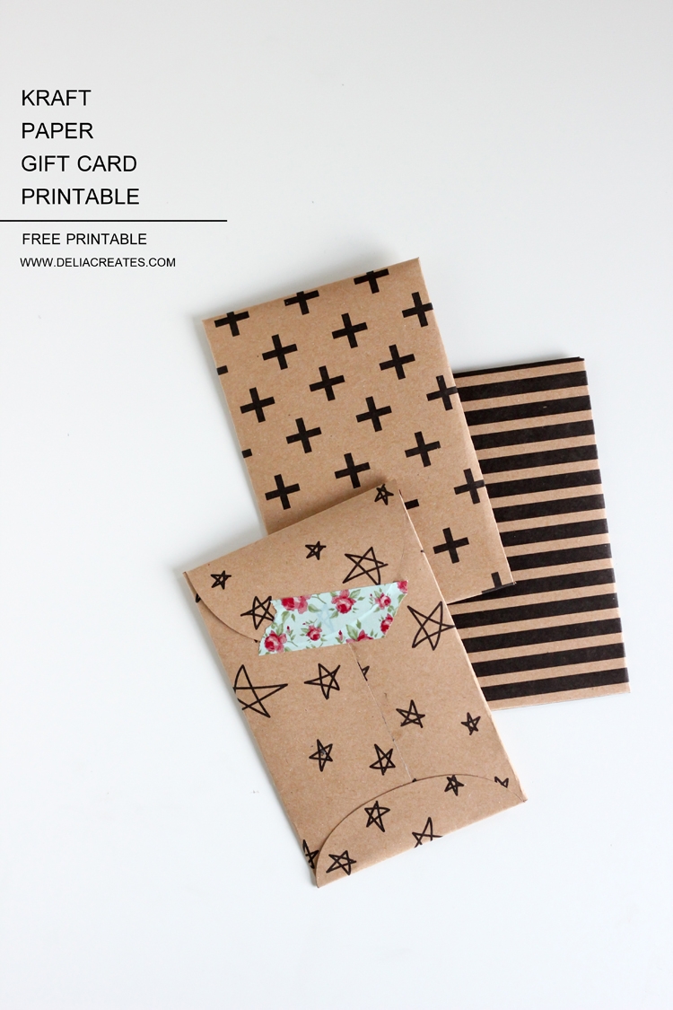 Free Printable Gift Card Envelope Template