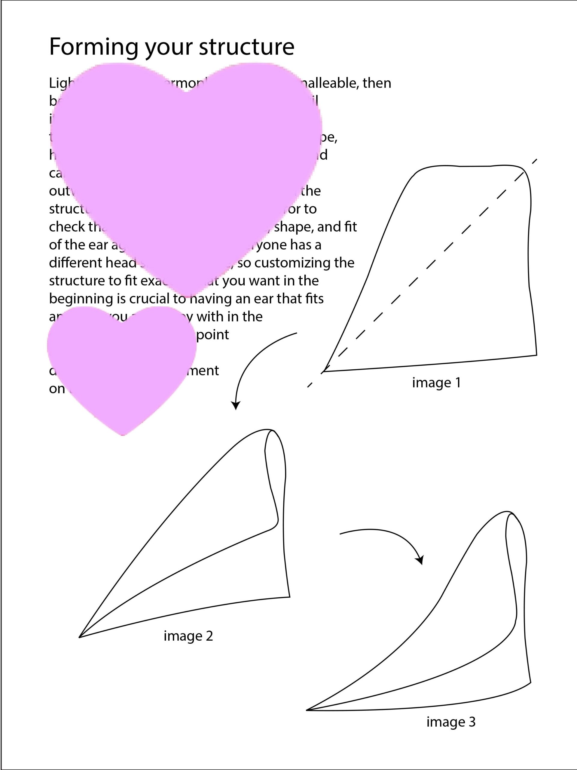 Printable Sheep Ears Template