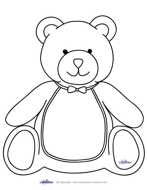 Teddy Bear Template Printable