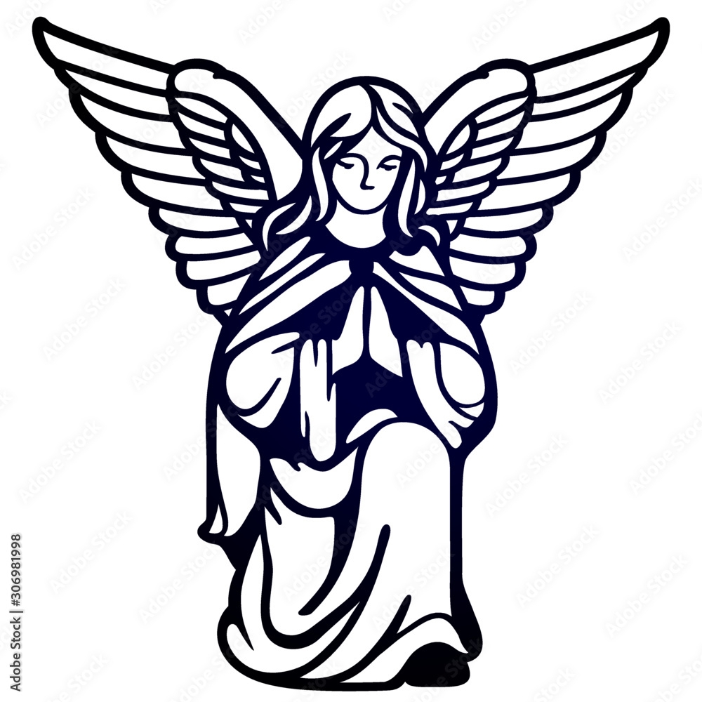 Cut Out Angel Template Printable Free