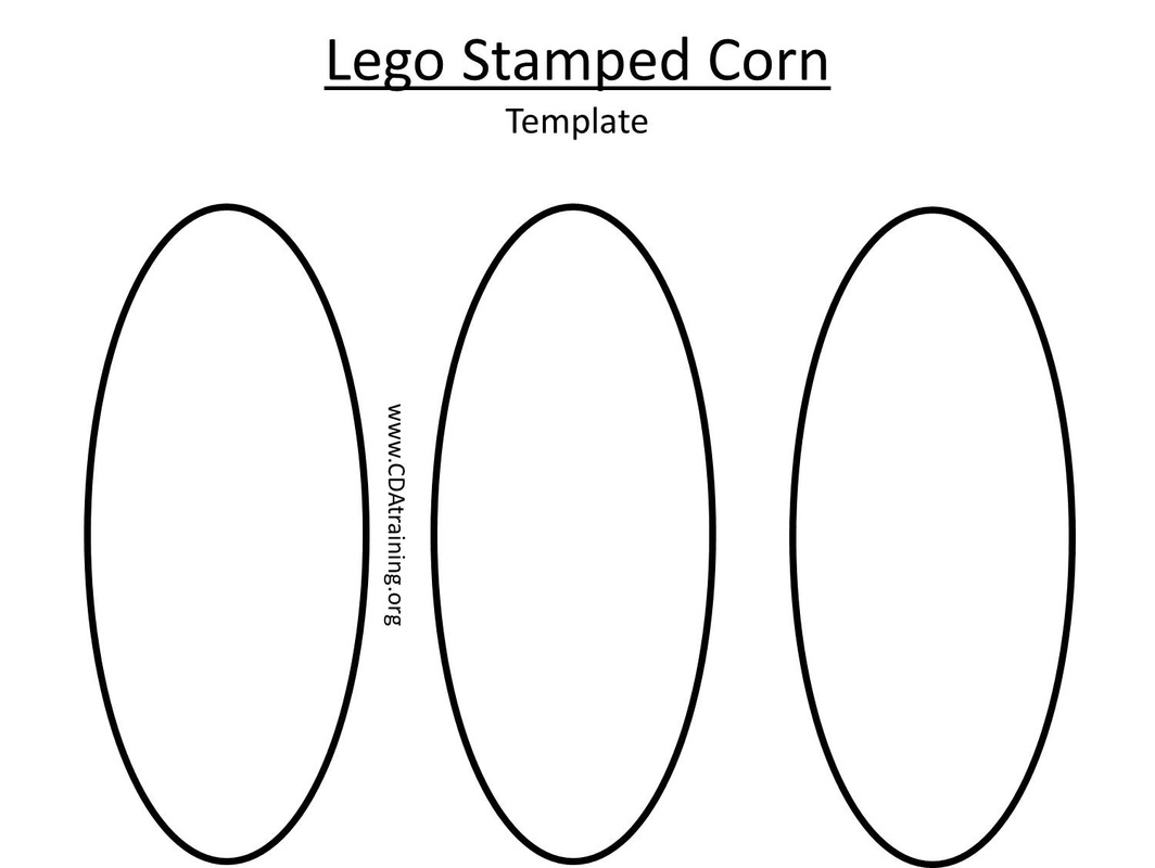 Printable Cut Out Corn Template