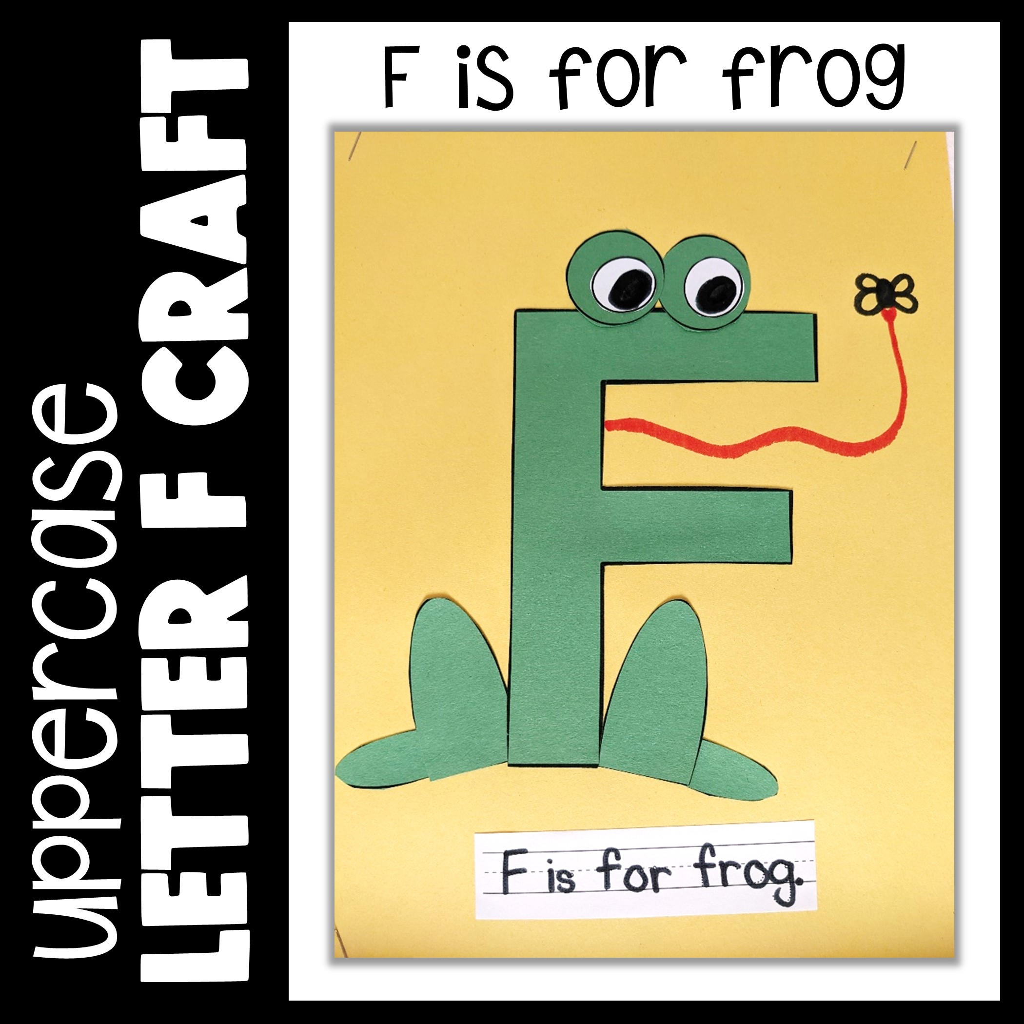 Letter F Craft F Is For Frog Printable Craft Template ABC Alphabet Crafts Classful