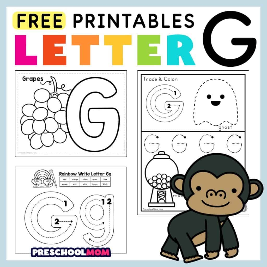 Letter G Template Free Printable