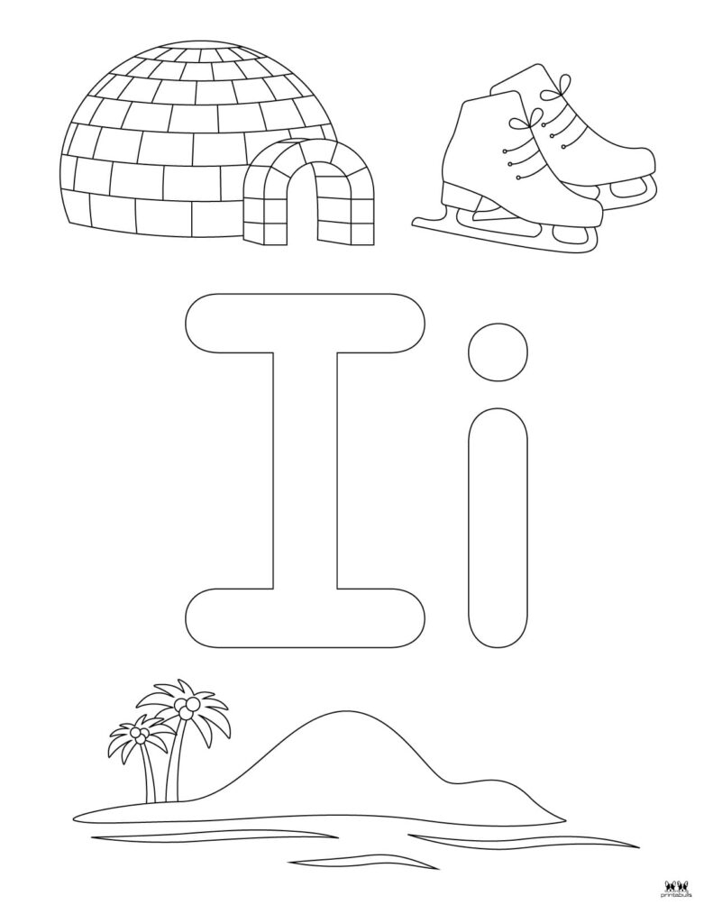 Letter I Worksheets 50 FREE Printables Printabulls