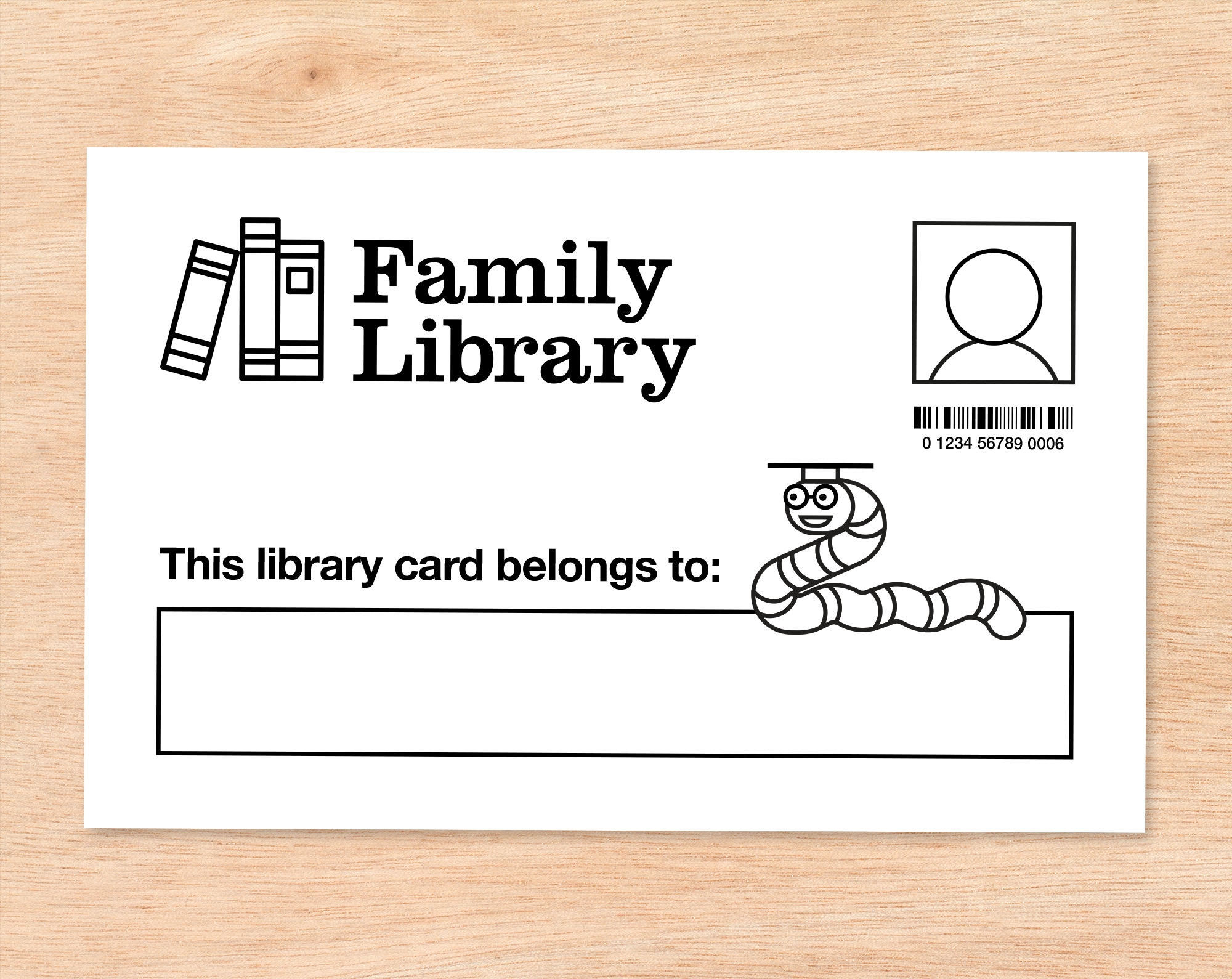 Library Role Play Printable Activity Pretend Library Card Home Library Signs Kids Reading Log Family Library Game INSTANT DOWNLOAD Etsy