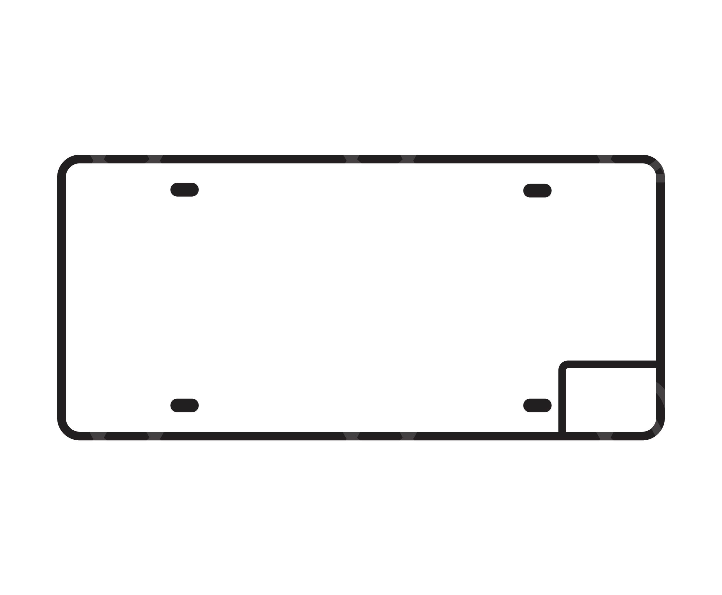 License Plate Template Printable