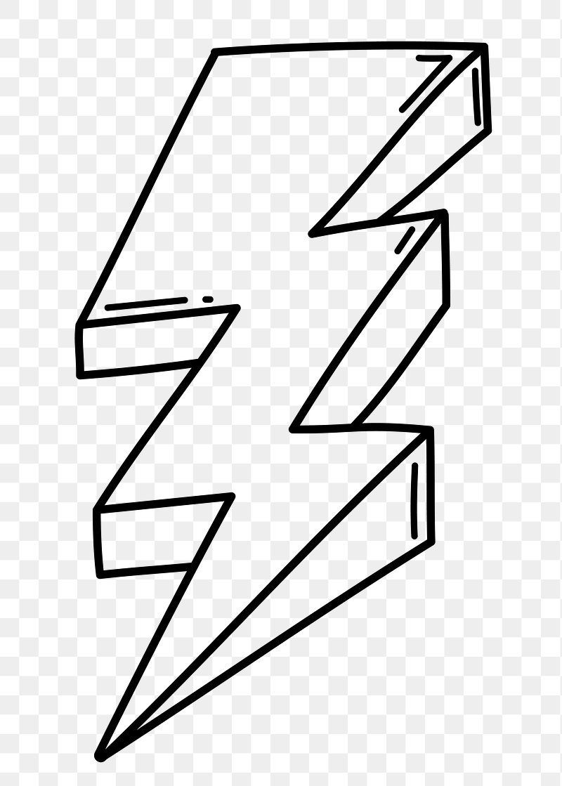 Lightning Bolt Template Printable