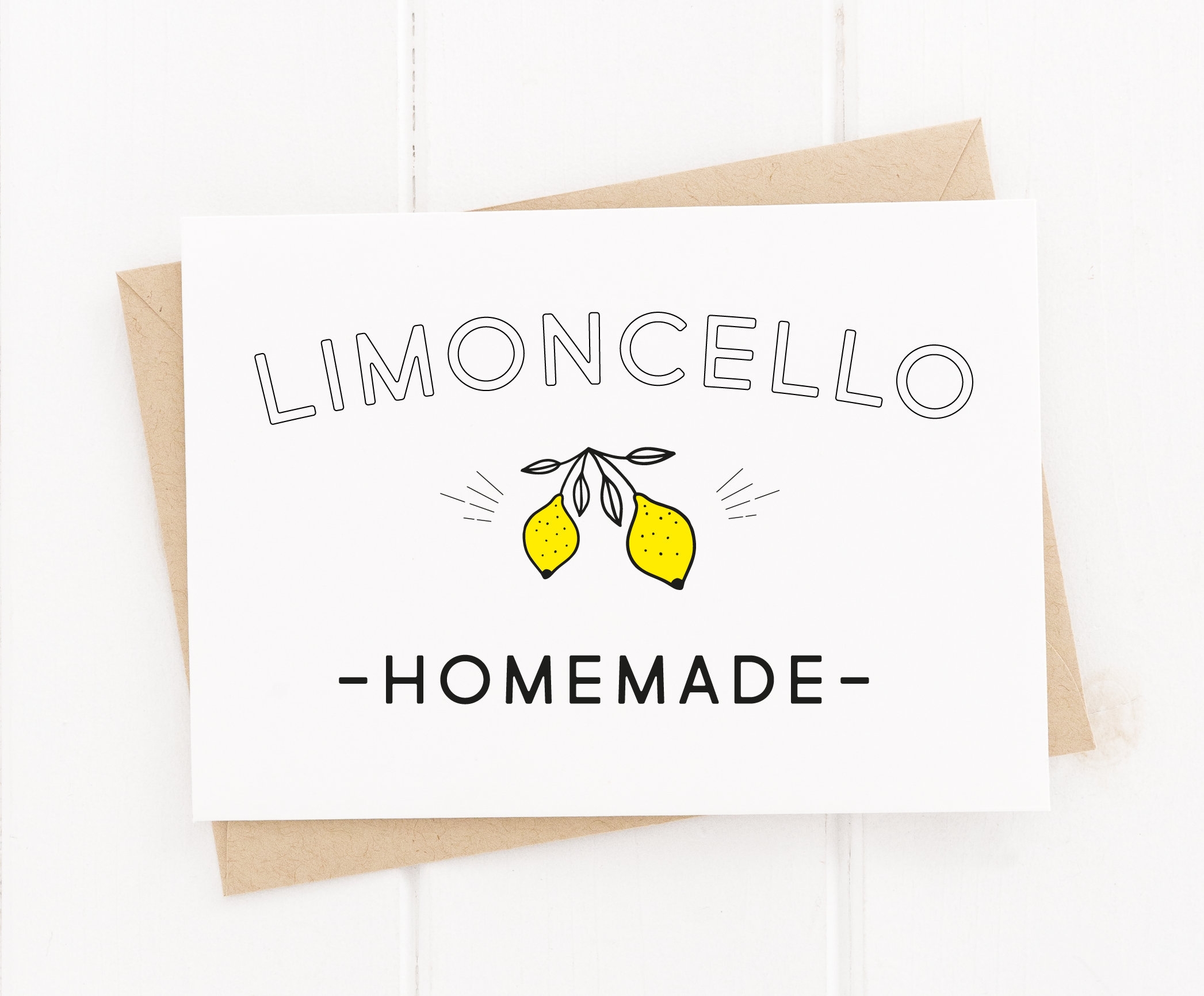 Free Printable Limoncello Labels Template