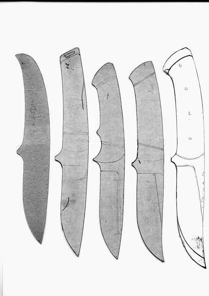 Free Printable Knife Templates