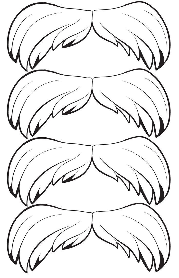 Lorax Mustache Template Printable Sketch Coloring Page Dr Seuss Activities Dr Seuss Week Dr Seuss Preschool Activities