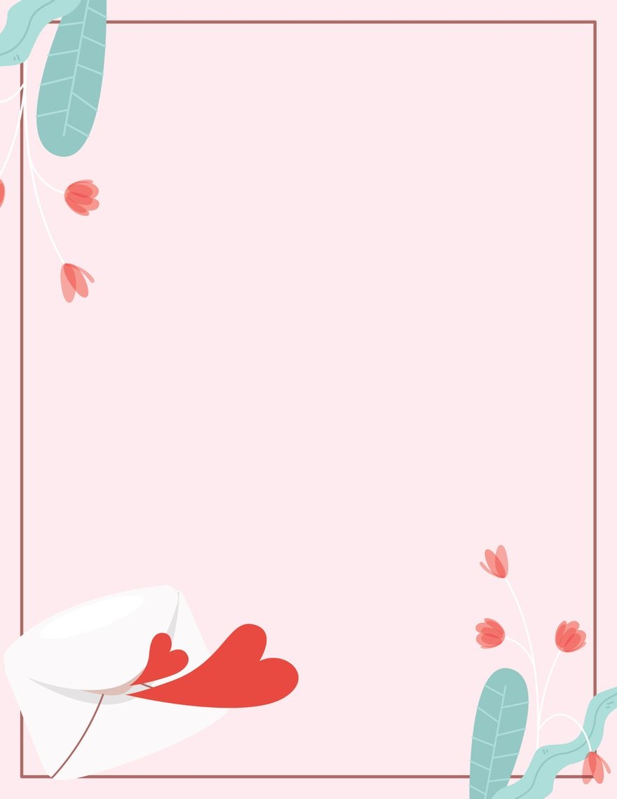Love Letter Background In Illustrator Photoshop Portable Documents MS Word GDocsLink Download Template