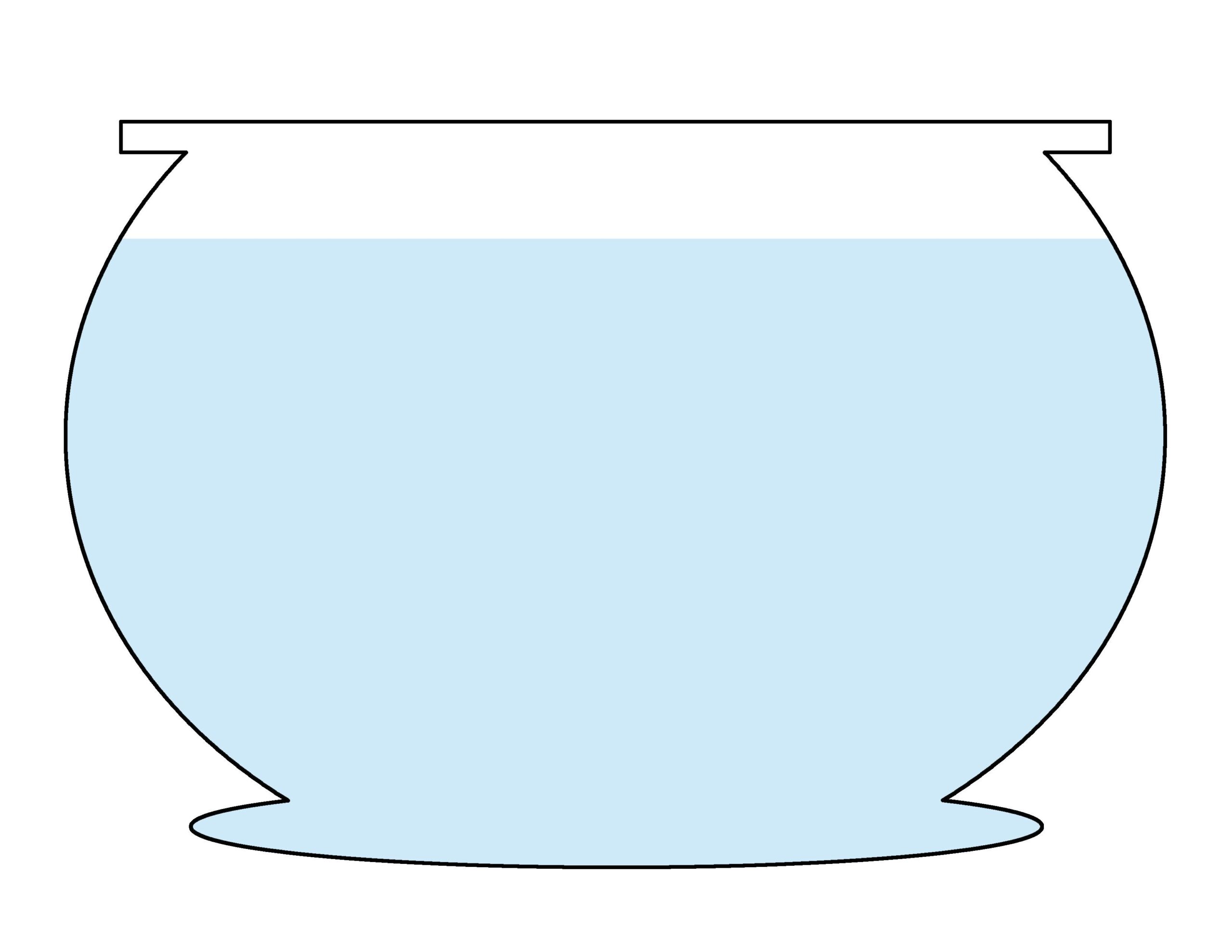 Fish Bowl Printable Template