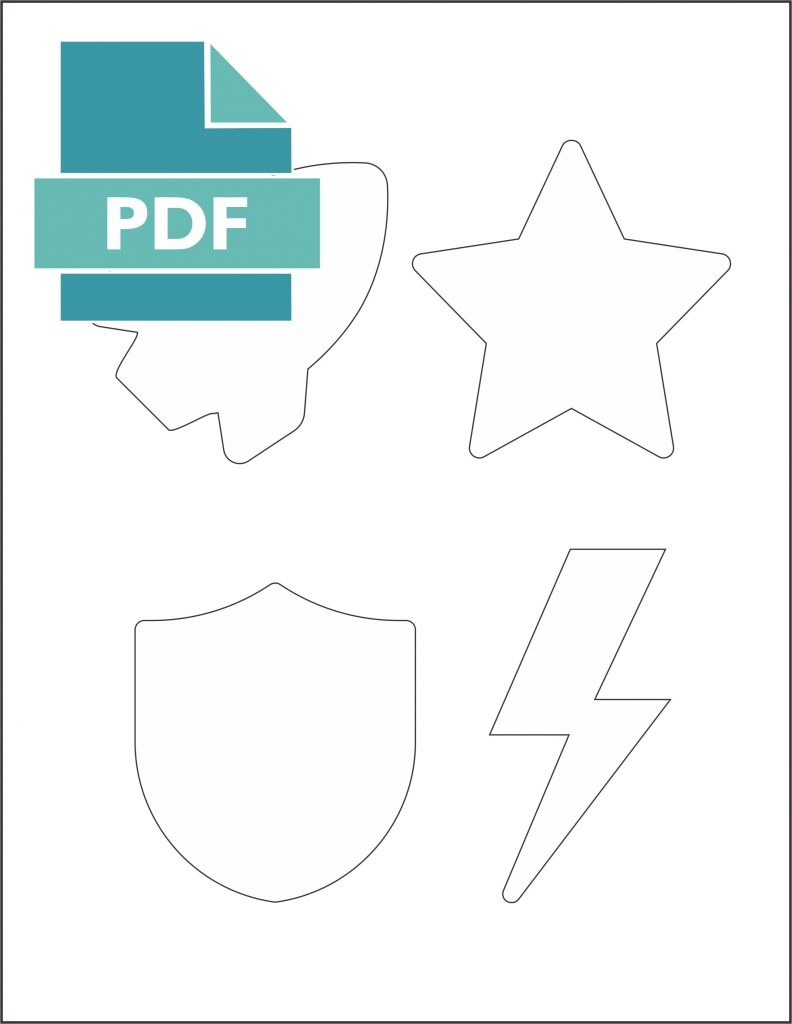 Printable Superhero Cape Template