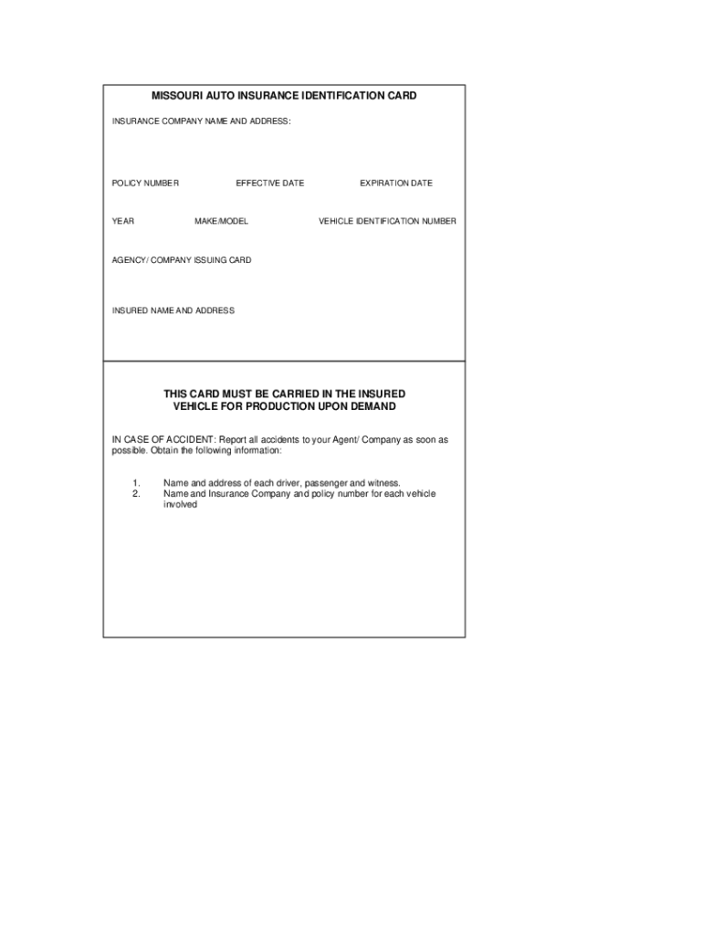 Make Insurance Card Fill Online Printable Fillable Blank PdfFiller