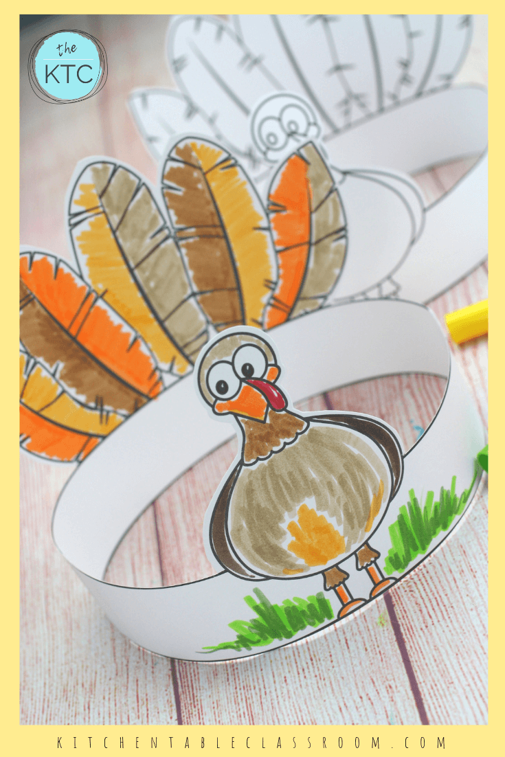 Free Printable Turkey Headband Template