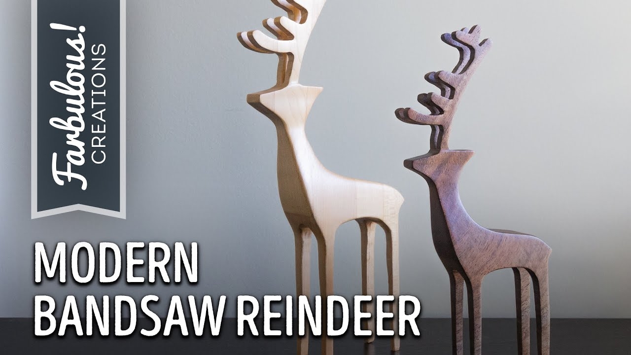 Printable 3D Reindeer Template