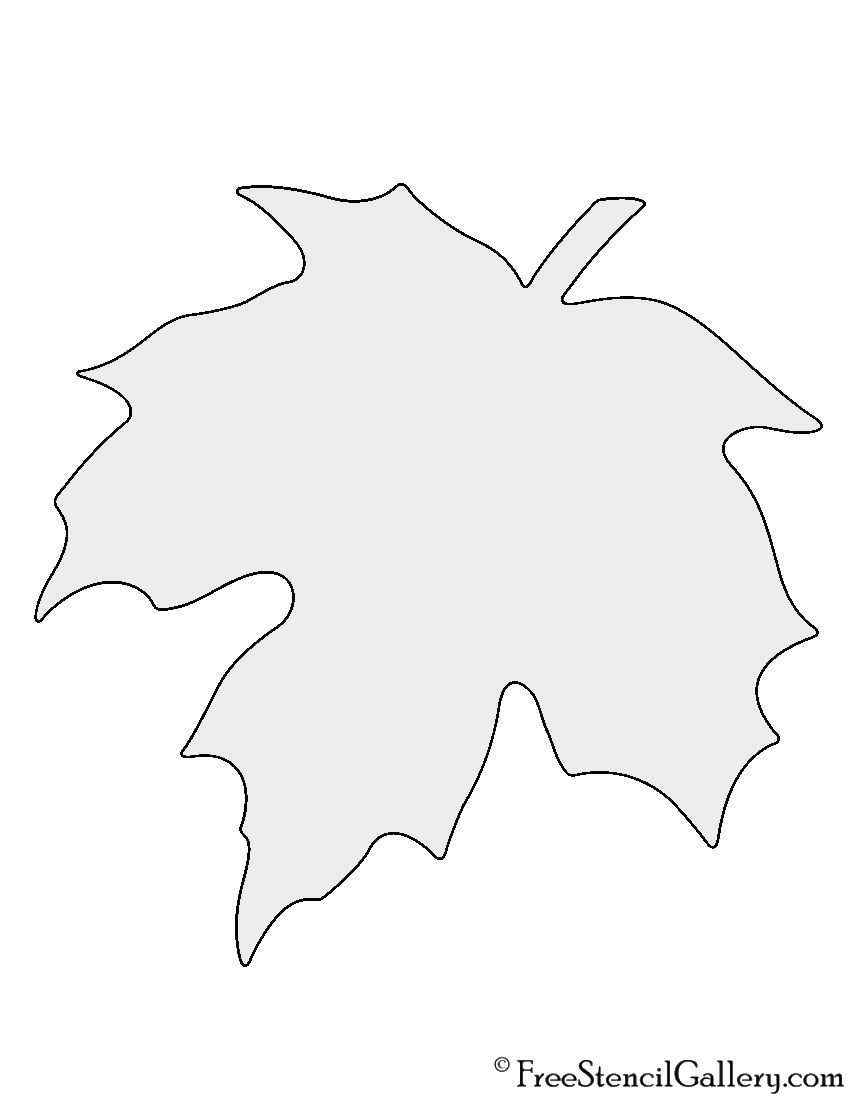 Free Printable Maple Leaf Template