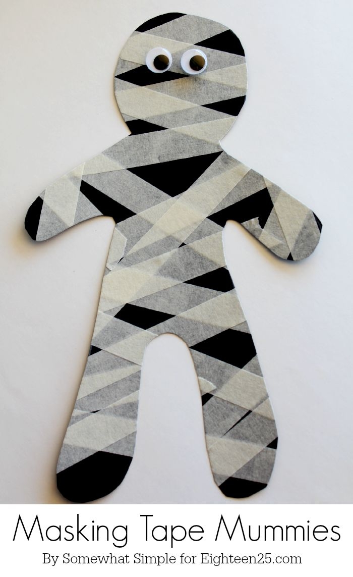 Printable Mummy Cut Out Template