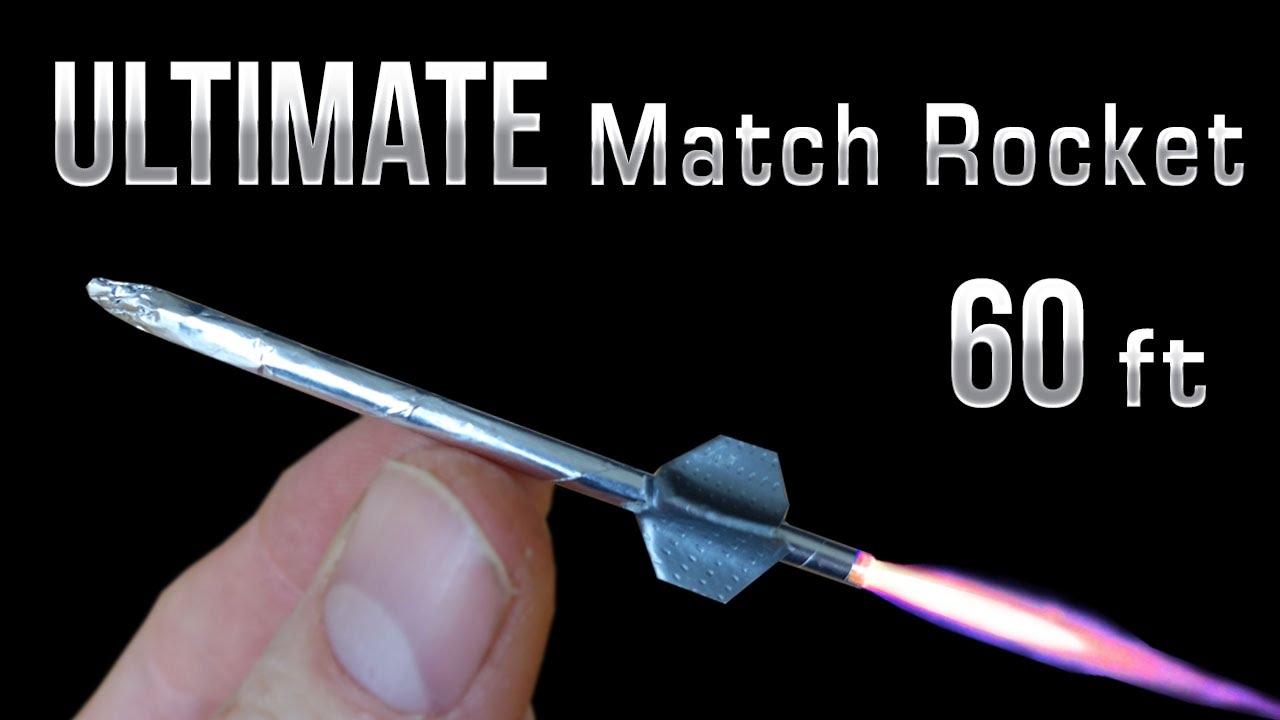 Printable Matchbox Rocket Template