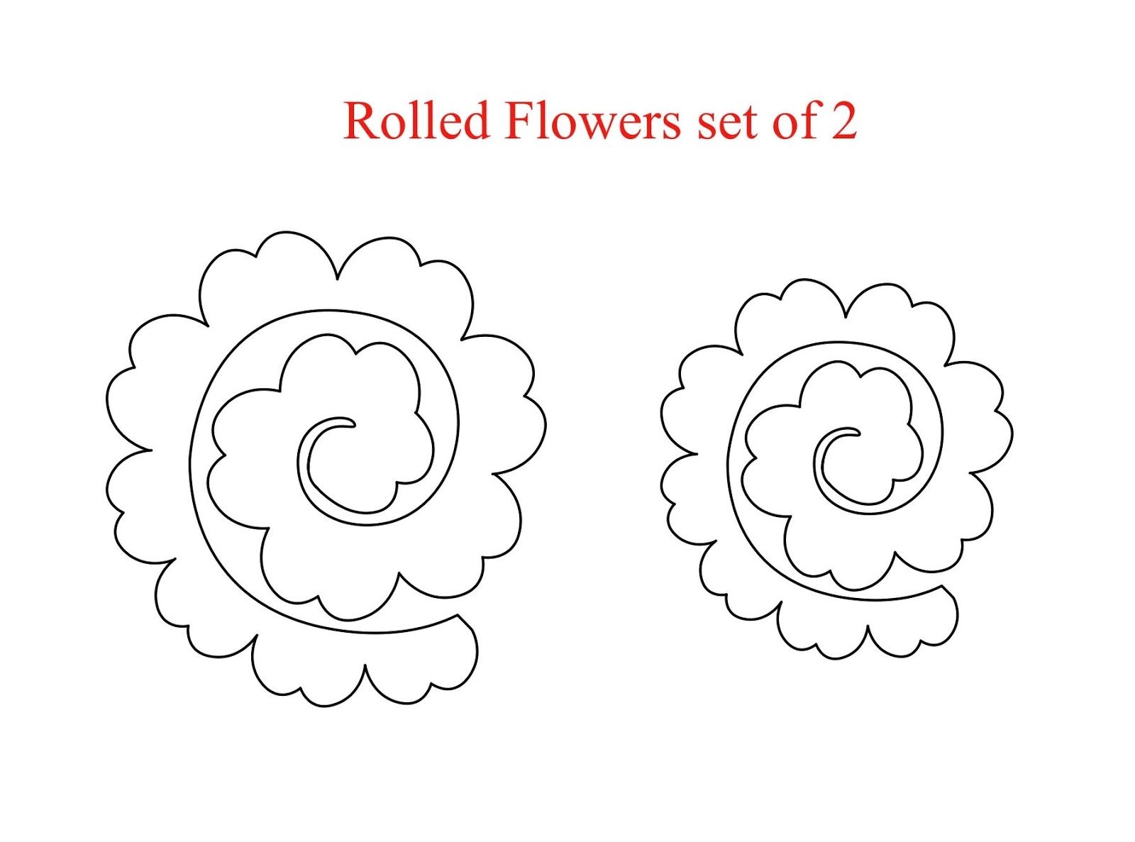 MCS Mini Release Day 1 Rolled Flowers Felt Flowers Patterns Felt Flowers Diy Rolled Paper Flowers