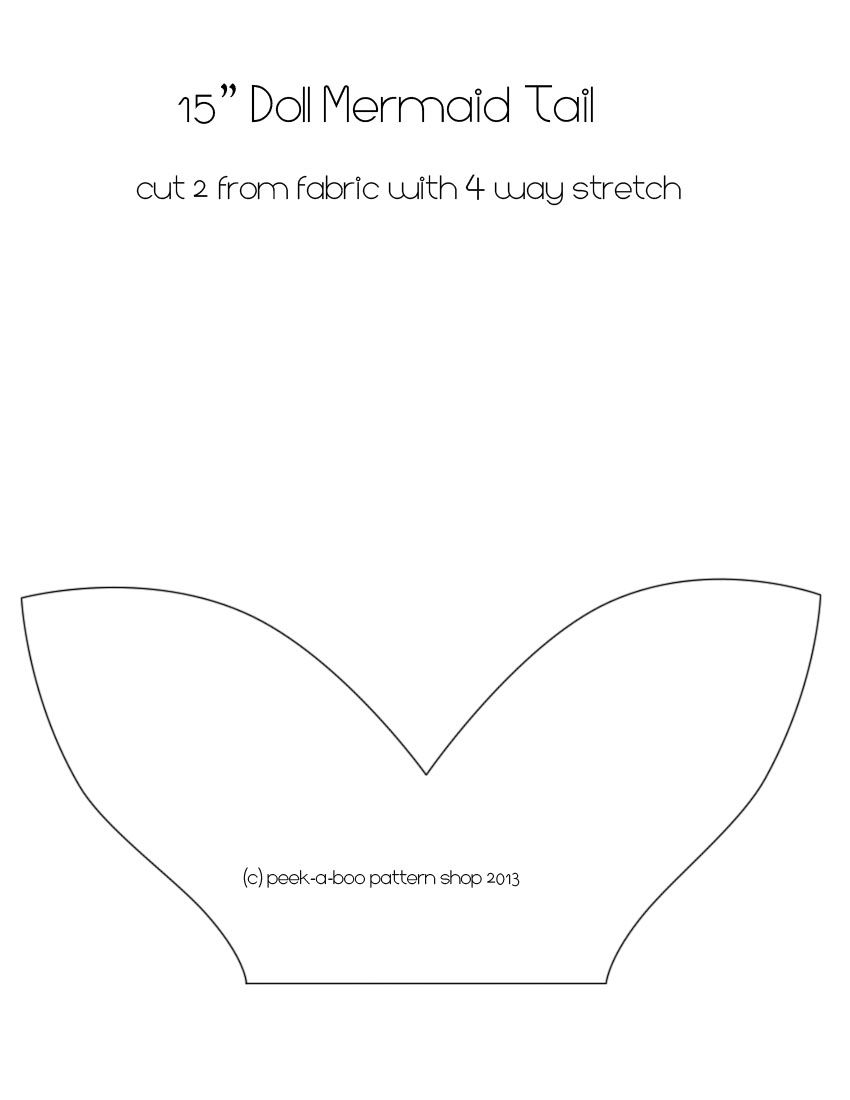 Mermaid Tail Mermaid Templates Printable Free