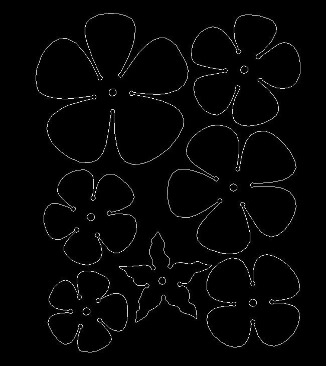 Printable Metal Rose Template