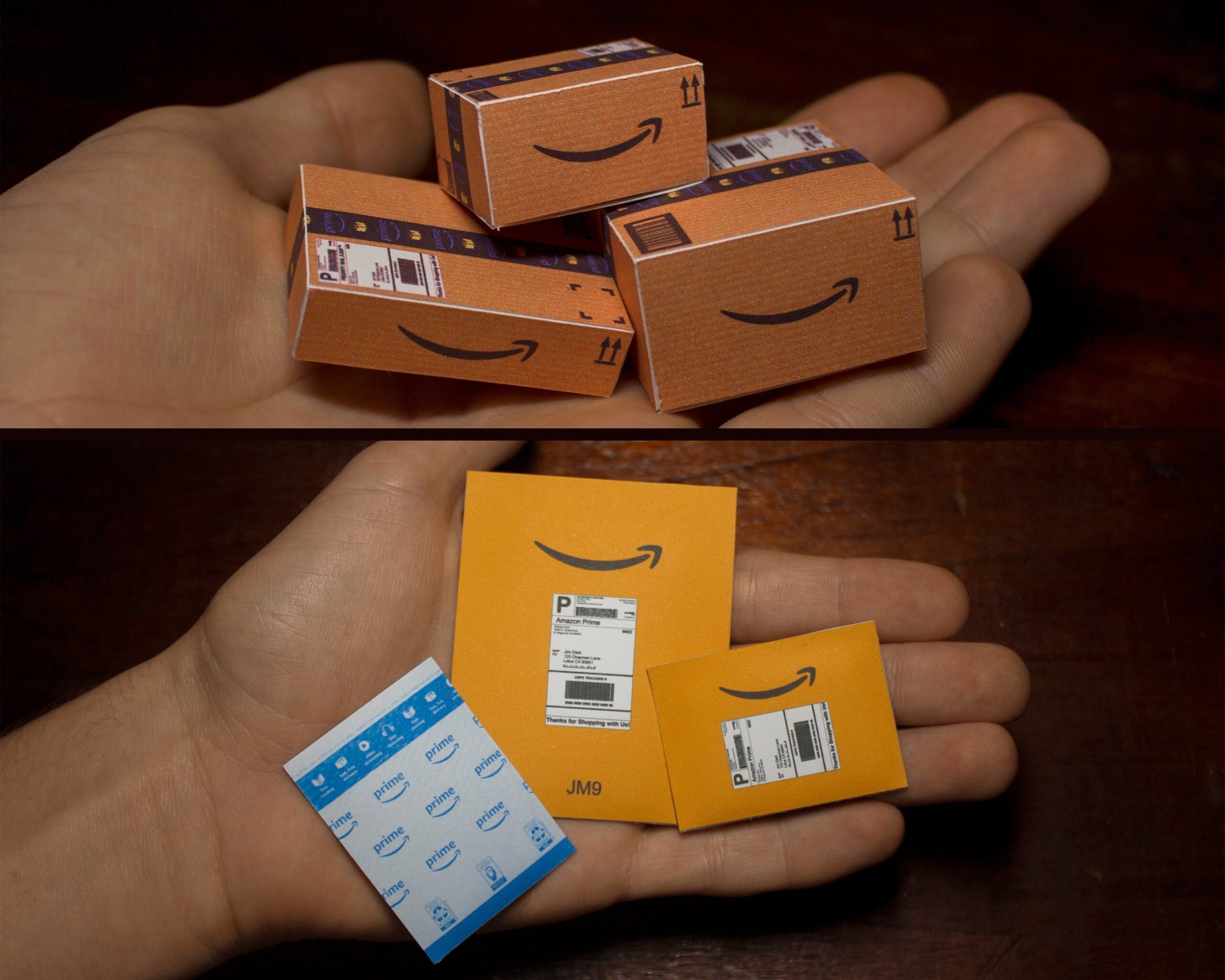 Printable Mini Amazon Box Template