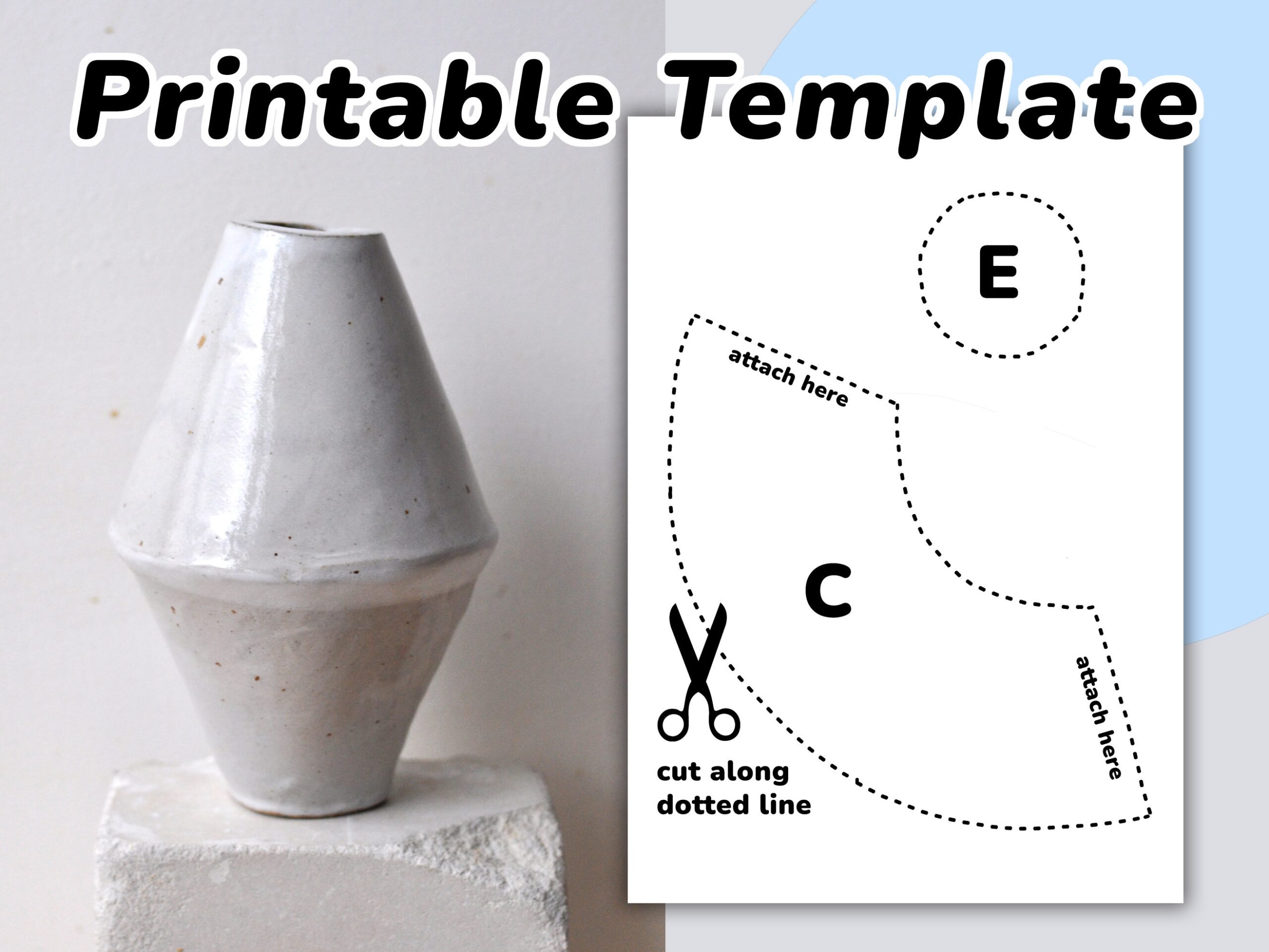 Slab Pottery Free Printable Pottery Templates