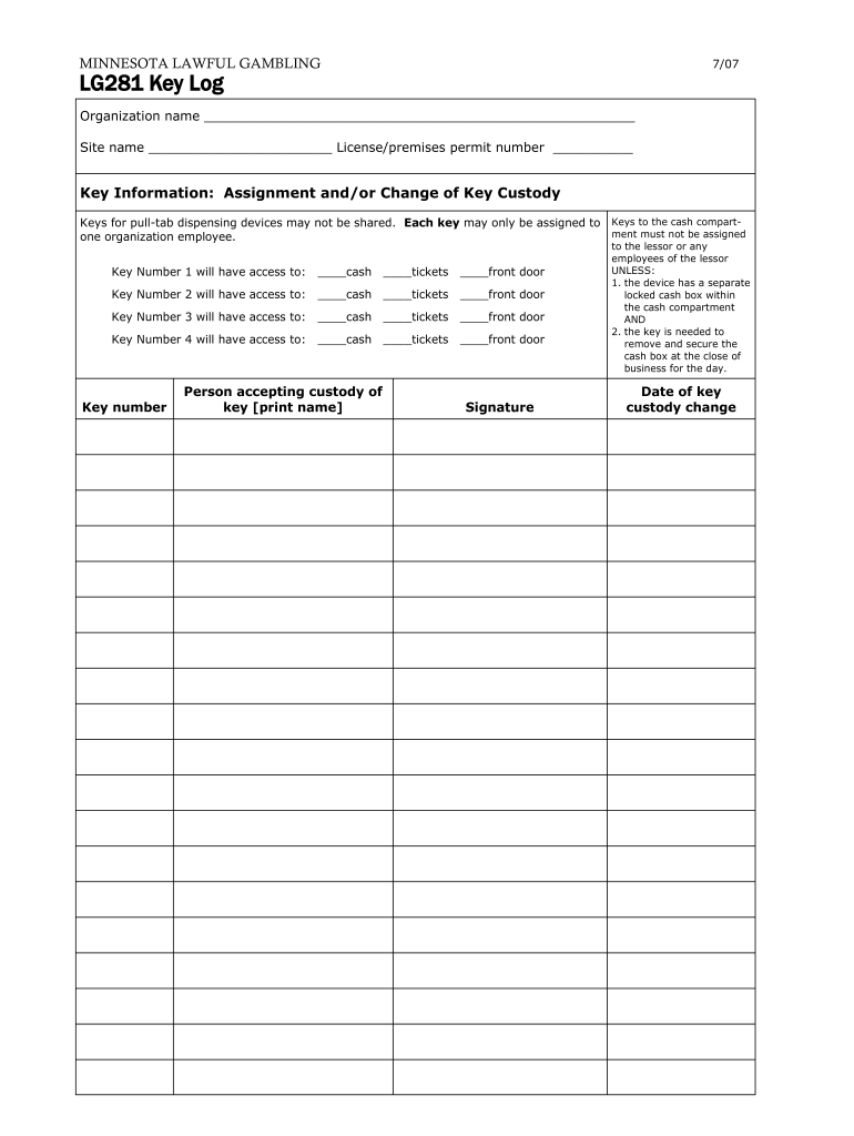 Printable Locker Assignment Template