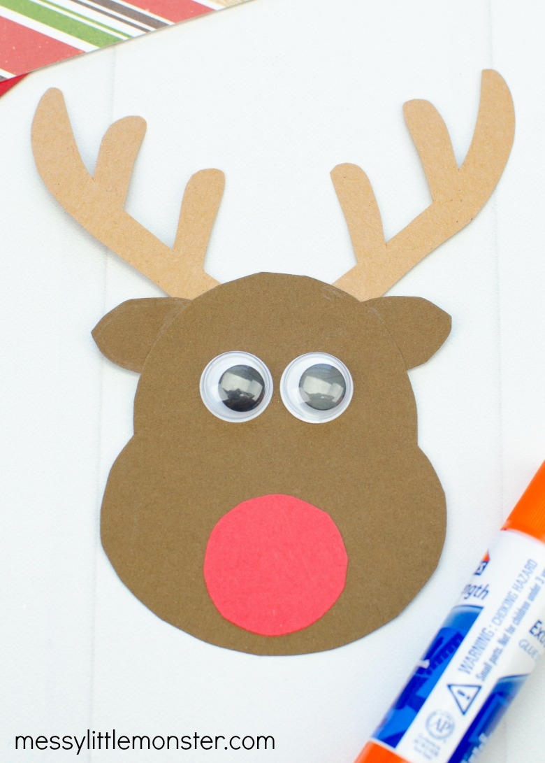 Reindeer Face Template Printable