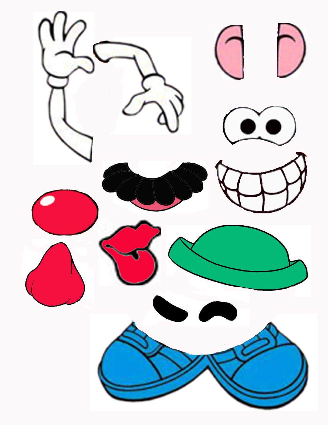 Mr Potato Head Parts Printable Google Search Mr Potato Head Printable Mr Potato Head Toy Story Party