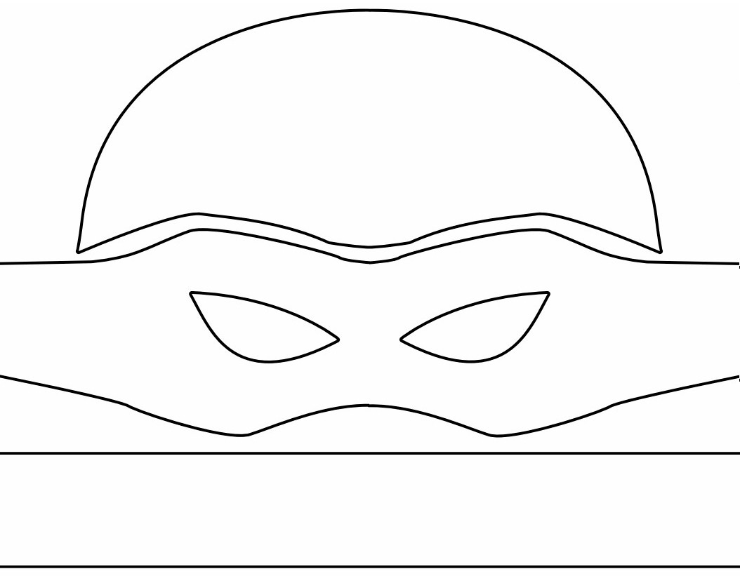 Printable Tmnt Mask Template