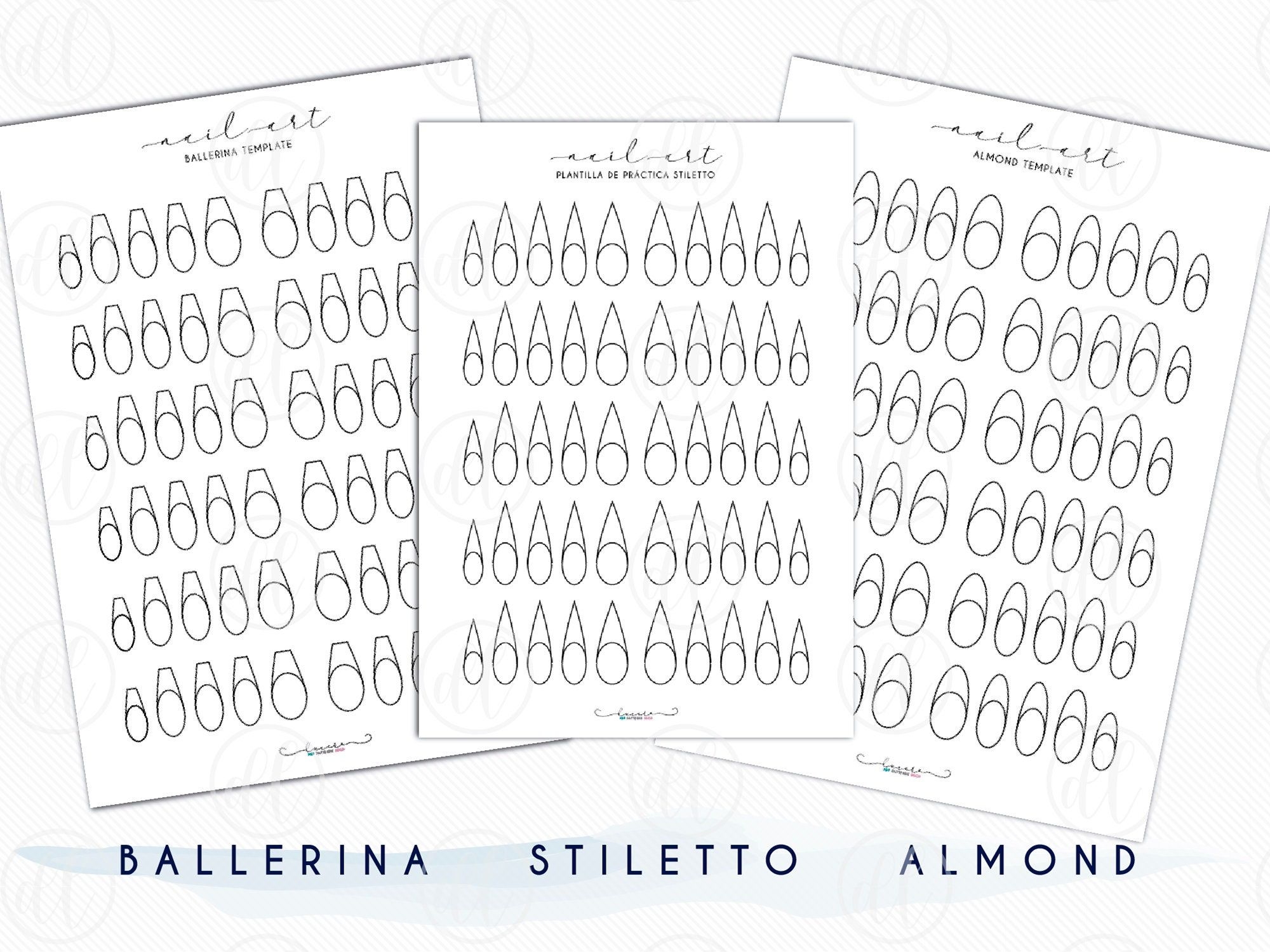 Printable Hand Template With Nails