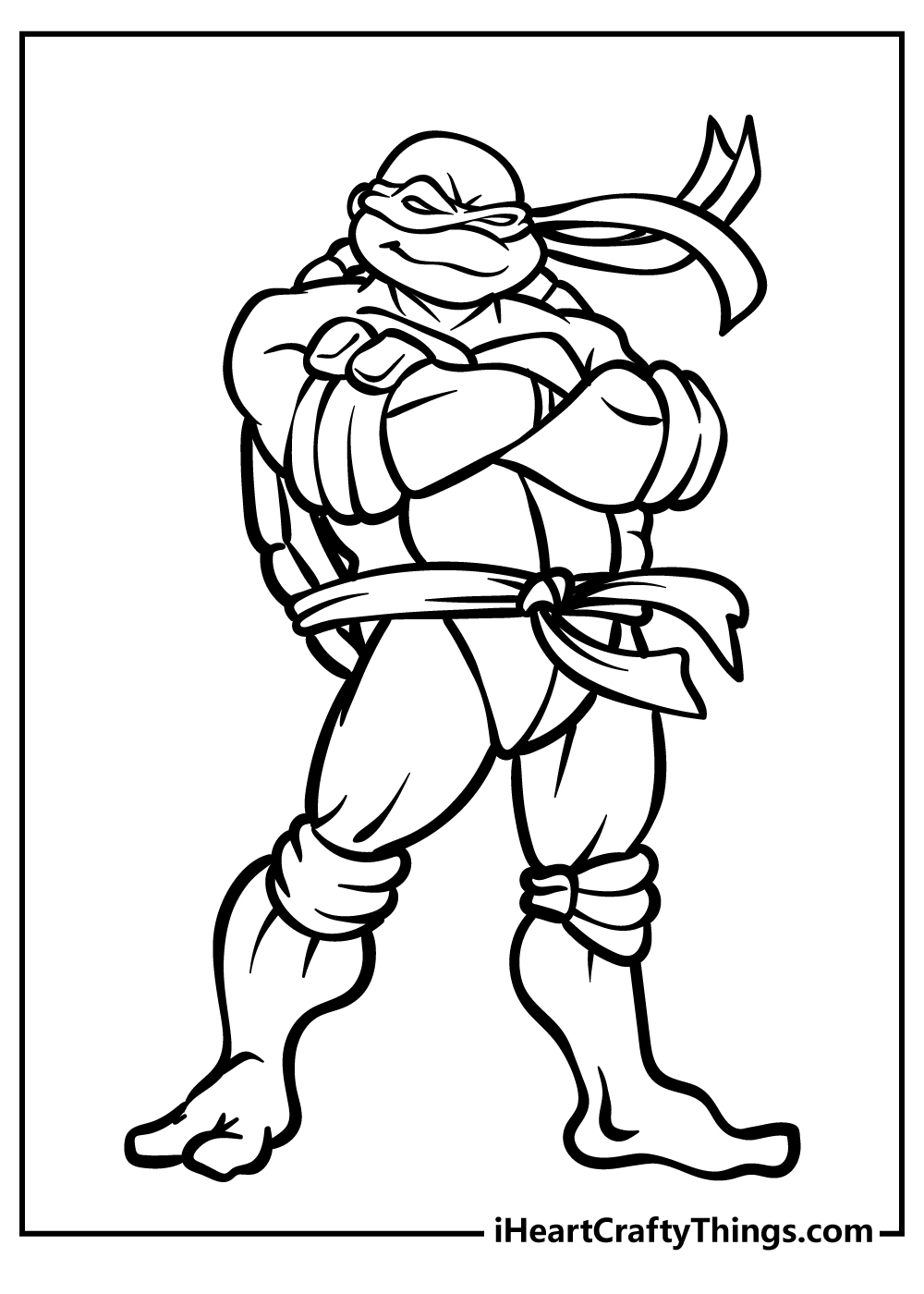 Ninja Turtle Template Printable
