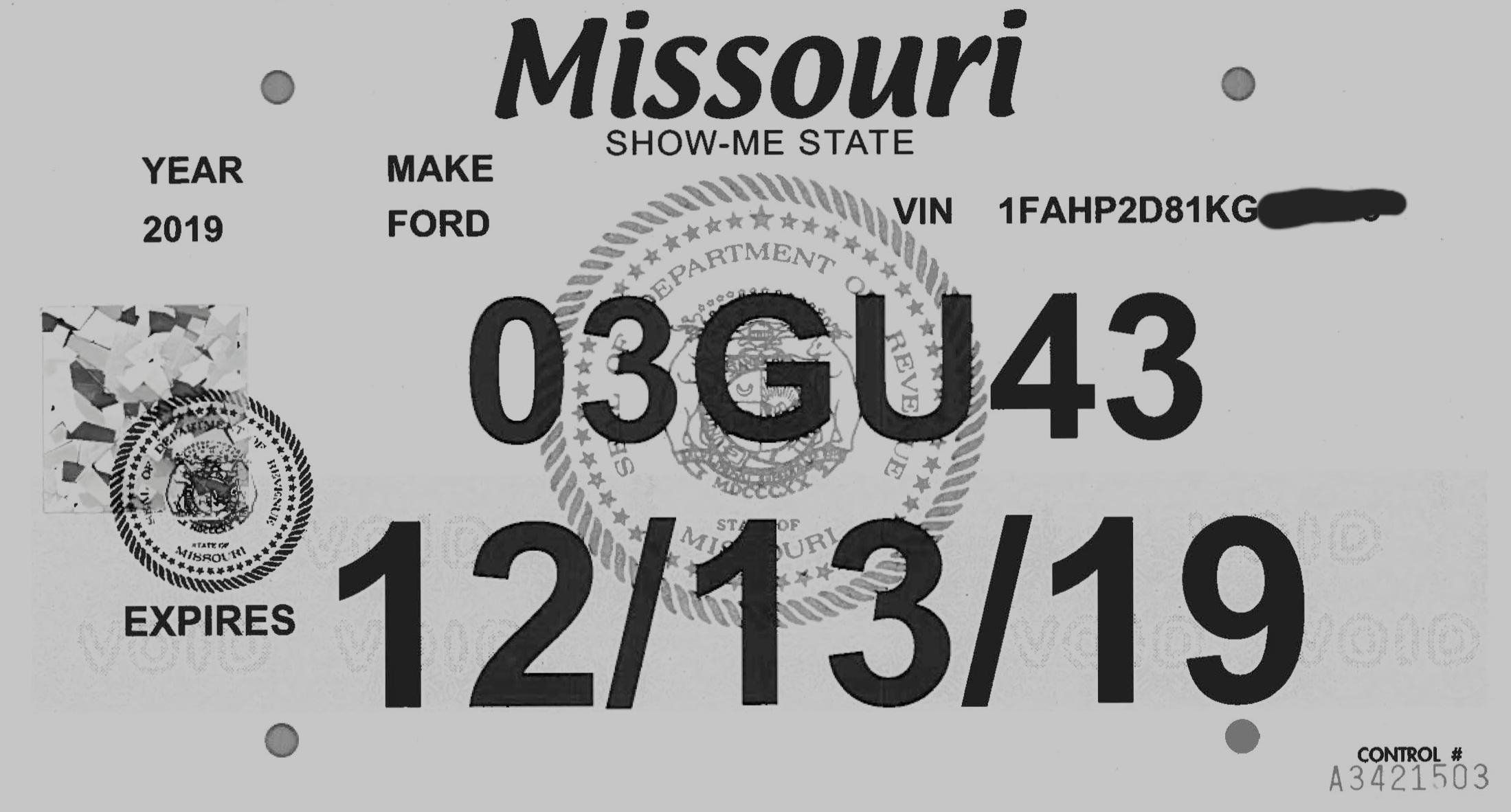 Not To Be Outdone By Their Neighbor To The West Missouri Has Also Unveiled Its New Official License Plate Design R missouri