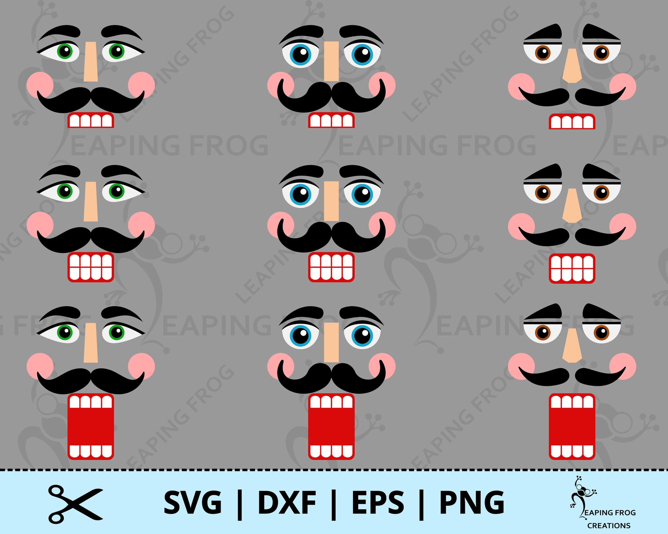Diy Printable Nutcracker Face Template