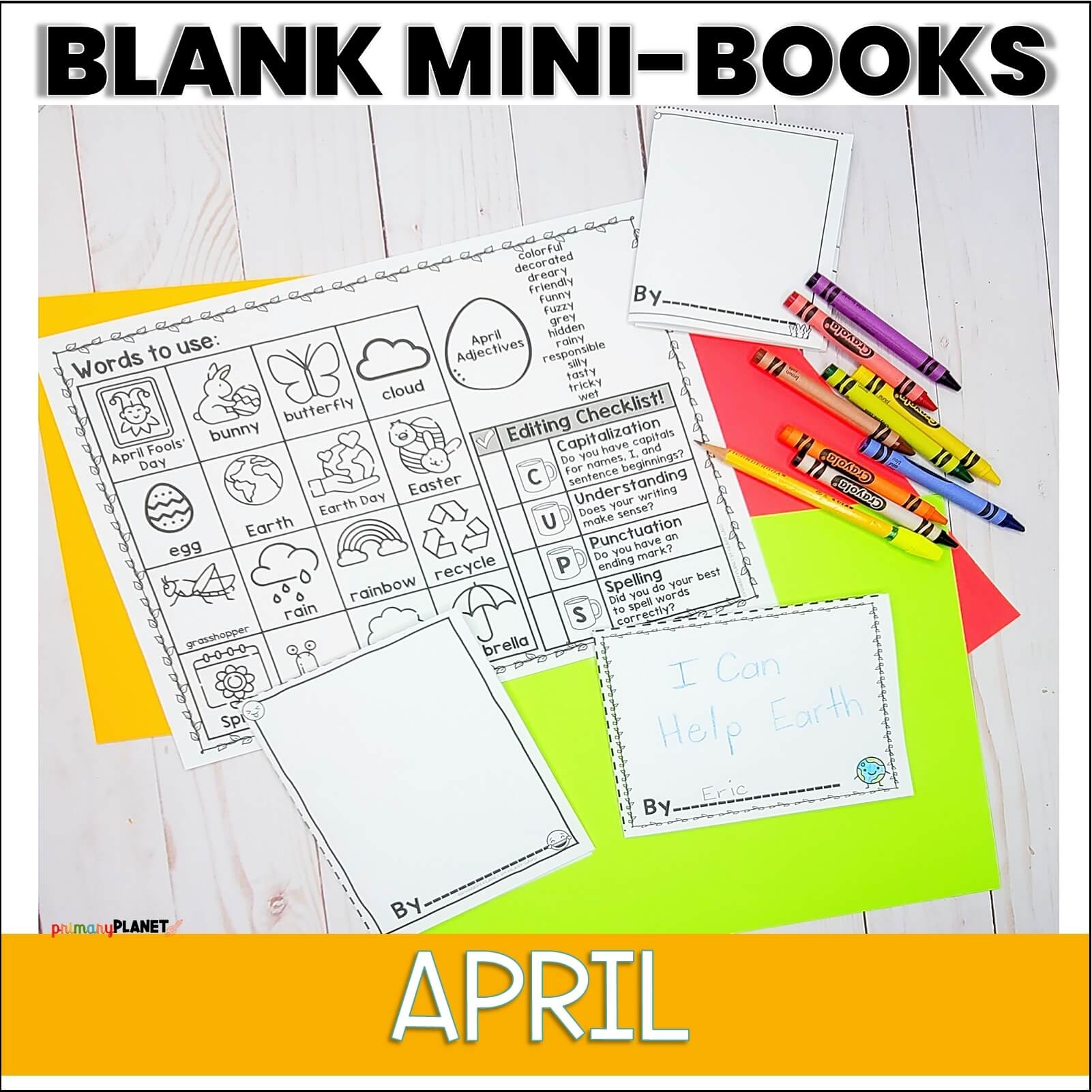 Printable Miniature Book Template