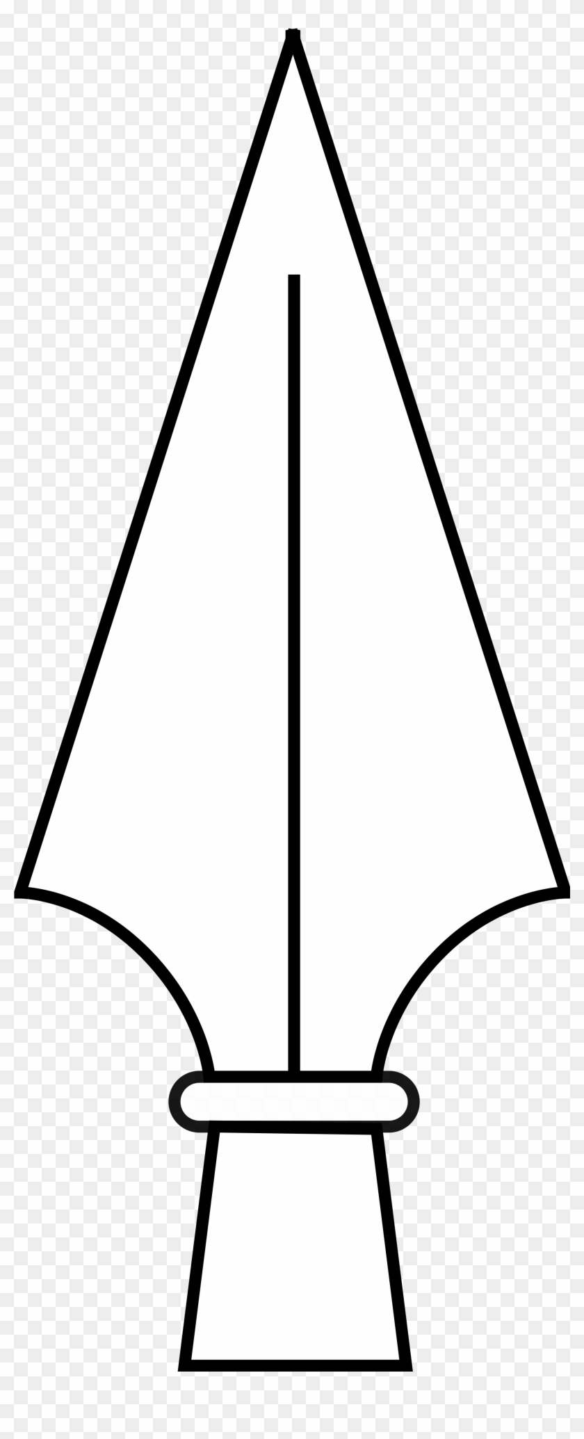 Printable Spear Head Template