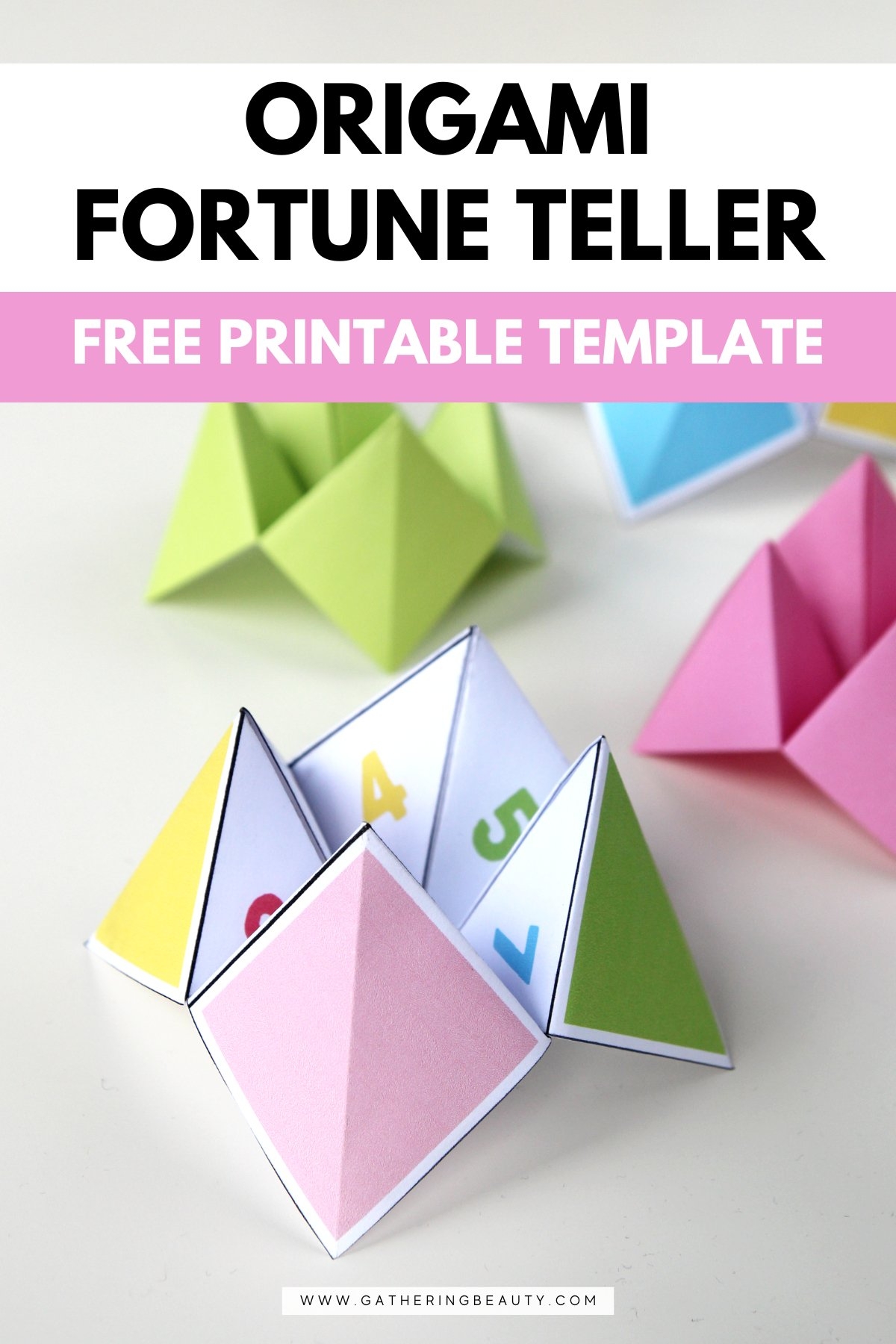 Paper Fortune Teller Printable Template