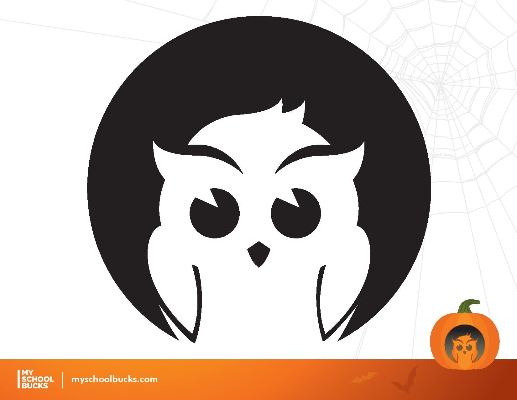 Owl Pumpkin Template Printable