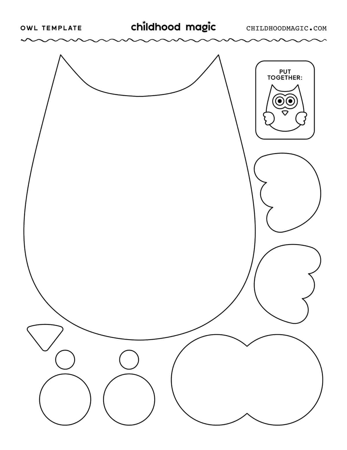 Cut Out Free Printable Craft Templates