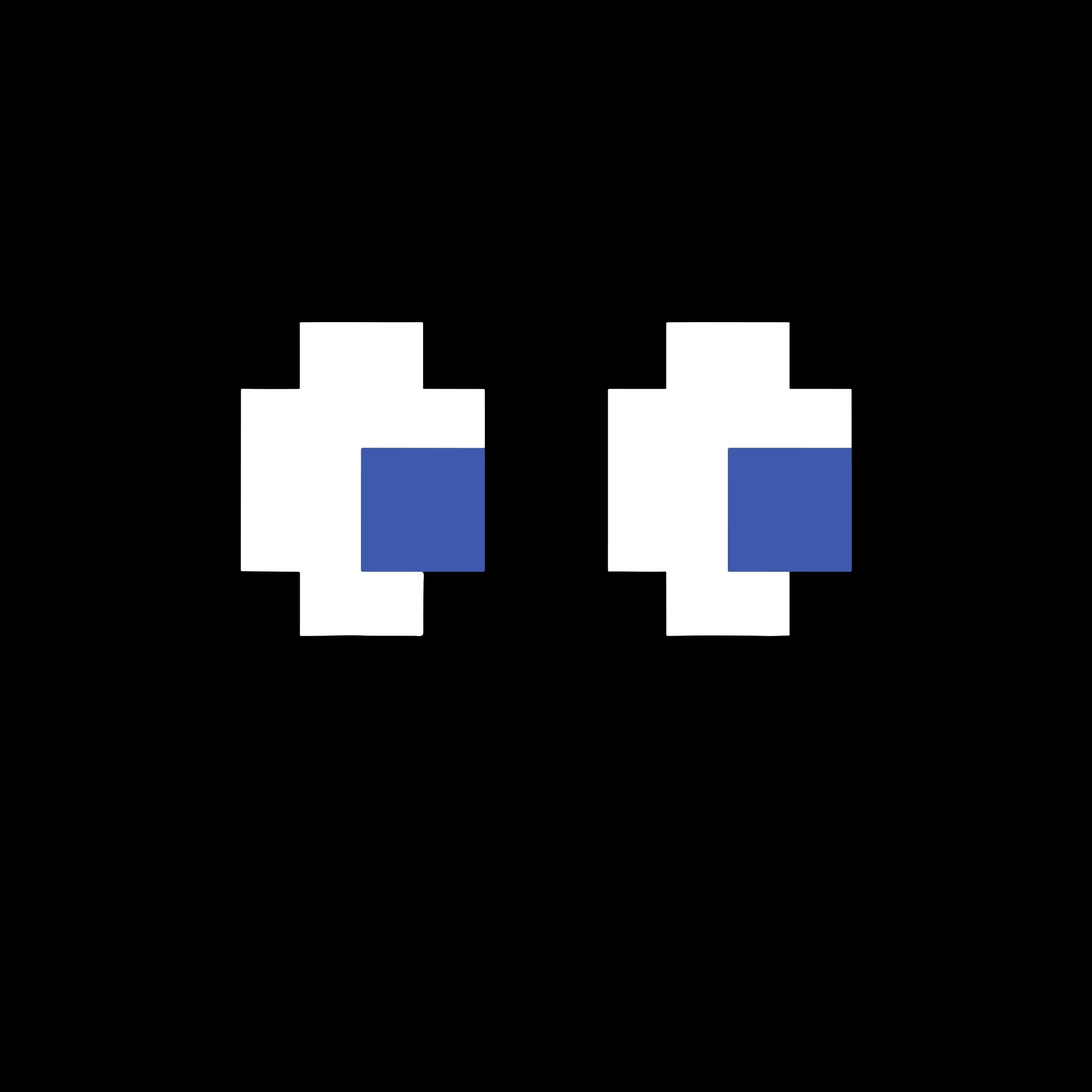 Pac Man Ghost Eyes Template Printable